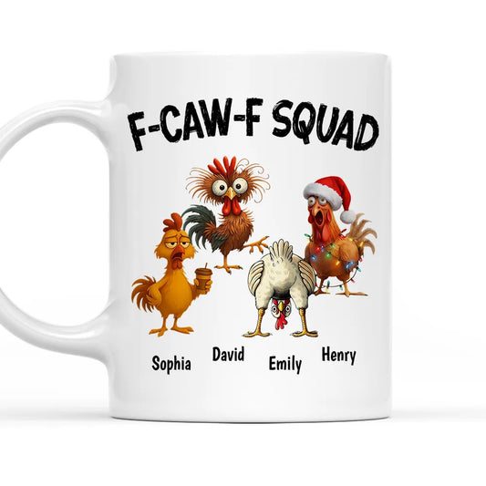 FCAWF Squad - Personalized Mug - Christmas Gift For Coworkers
