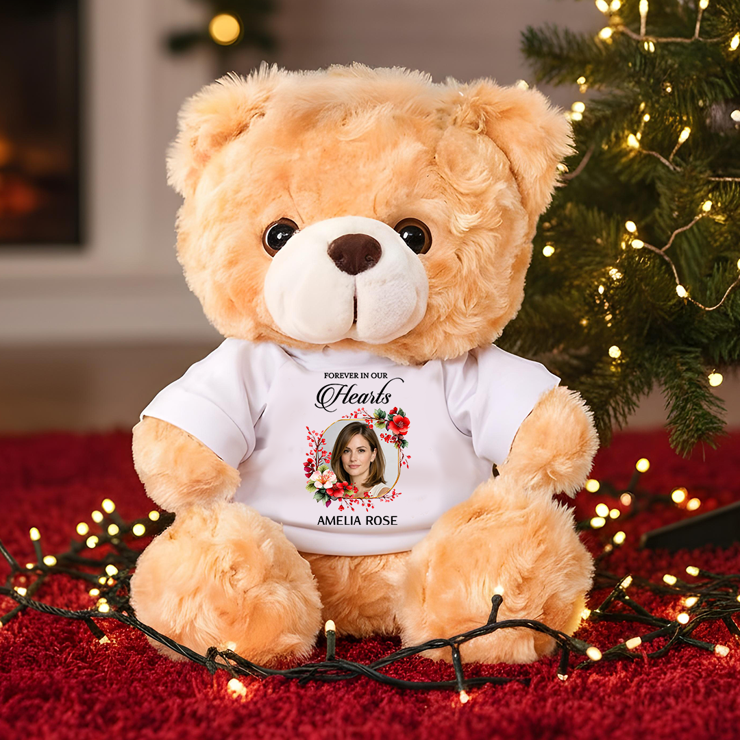 Forever In Our Hearts Sunrise Sunset - Never Forgotten Memorial Teddy Bear