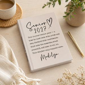 Senior 2027 Journal, Class of 2027 Memory Book, High School Senior Gift, Senior Year Keepsake, Personalized Graduation Gift