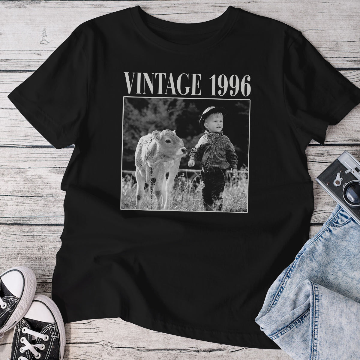 Vintage Birthday - Personalized T-Shirt