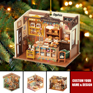 Baking Room Personalized Christmas Ornament, Gifts For Baker