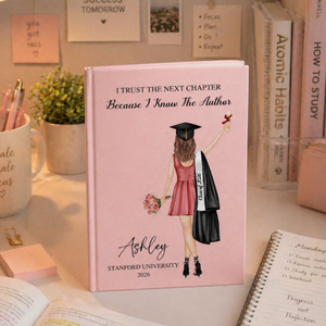 Personalized Girls Graduation Hardcover Journal Matte: Class Of 2026 Gift, Graduation 2026 Gift For Daughter