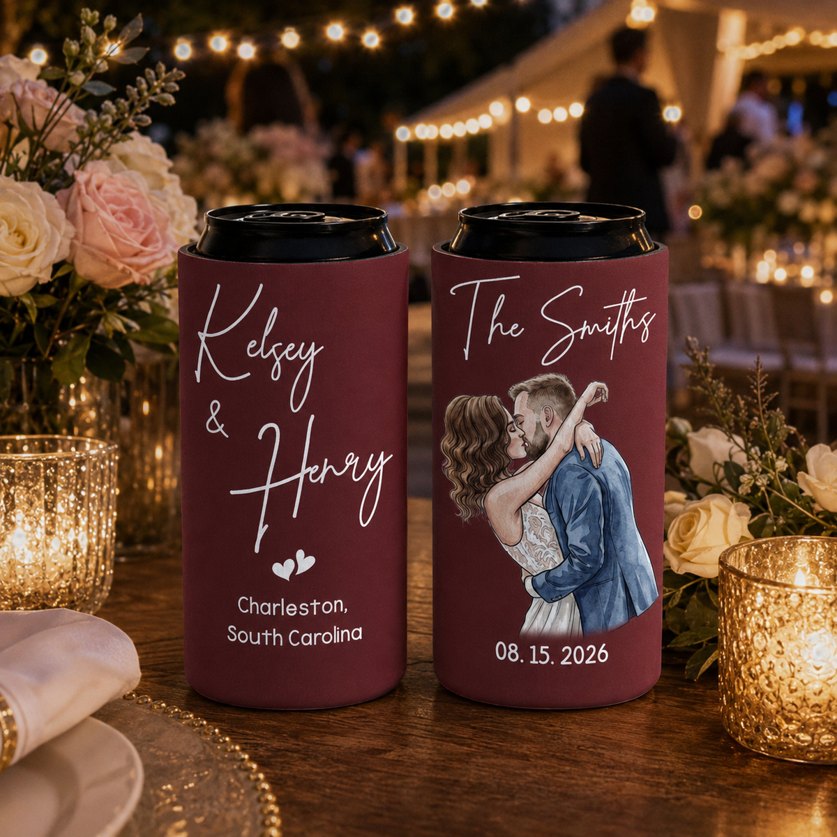 Wedding Cheers - Personalized UV Printed Cup Cover - Wedding Gift 1a05383d-6f5e-4b65-9fd5-9695aff5e096-banner-1.png