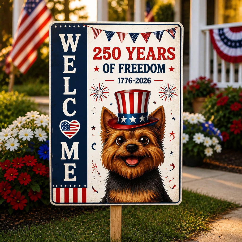 Patriotic Welcome Yard Sign – 250 Years of Freedom (1776–2026) - Yard Sign 1a0ddc0d-5c05-4a94-8ca0-ffccc0ba263d.jpg