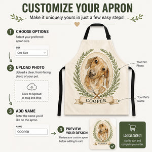 Custom Watercolor Pet Portrait Apron - Personalized Apron 1a1e9bee-614d-4cd0-bc45-1f358d97cab3.jpg