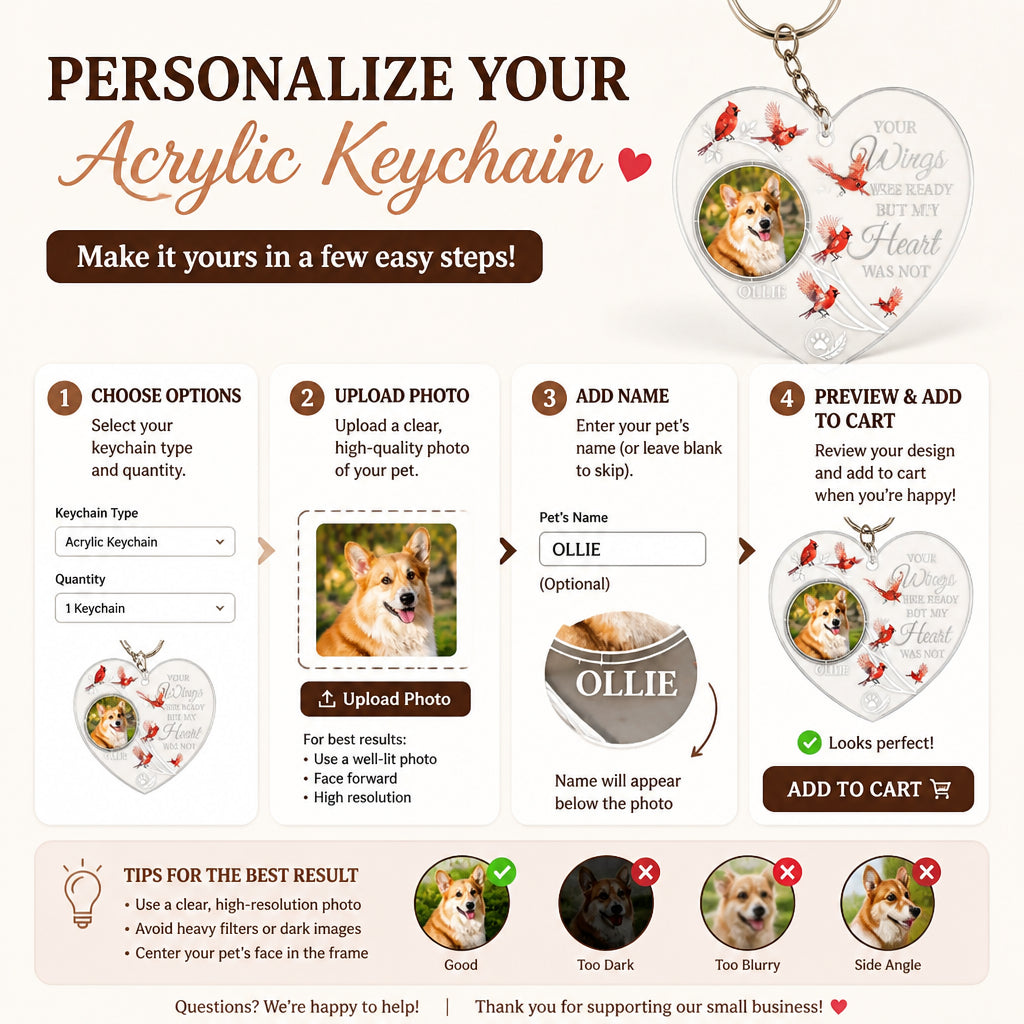 Pet Memorial Cardinal Heart Acrylic Keychain – Photo + Name - Personalized Acrylic Keychain 1a1f8769-1a5f-49bb-b4b9-a005e4db871e.jpg
