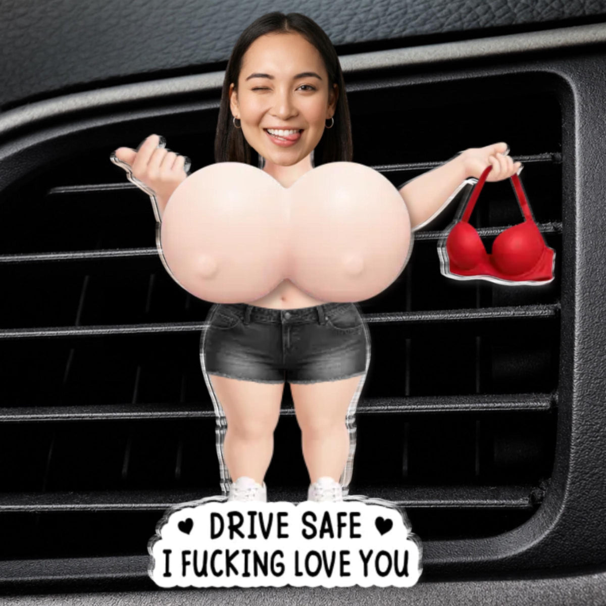 Squeeze Me I Miss You Personalized Photo Squishy Acrylic Car Vent Clip, Romantic Car Accessory, Anniversary Gift for Boyfriend 1a286a57-022c-4c6d-939e-d7f4b3069c73-2.jpg