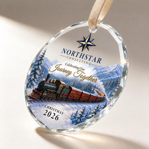 Personalized Company Ornament, Custom Business Logo Glass Ornament, Corporate Christmas Gift, Employee Holiday Gift, Bulk Company Ornament 1a2b2911-00f5-49fd-a9b2-d405a48cdeca-1.jpg