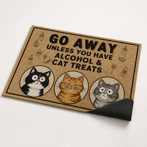 Go Away Unless You Have Alcohol & Cat Treats – Custom Cartoon Pet Doormat - Personalized Doormat 1a313354-8e63-4c0d-a087-70fac151d987.jpg