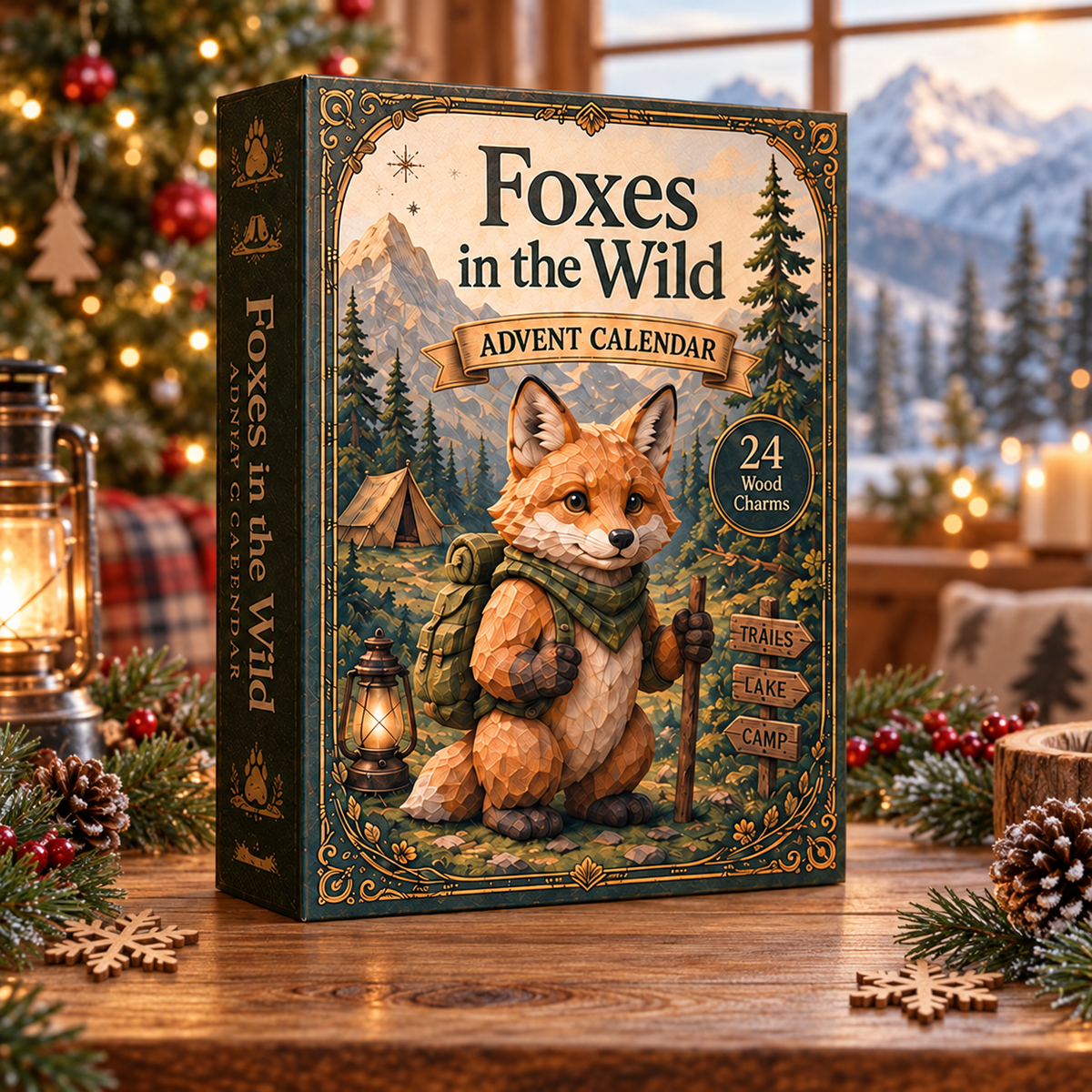 Wild Fox Adventure Advent Calendar 2026 - 24-Day Festive Countdown, Wooden Charms Blind Box - Gift For Fox Lovers 1a45589b-2d94-45b4-9682-d3876dd7fb8f-fox-box.png