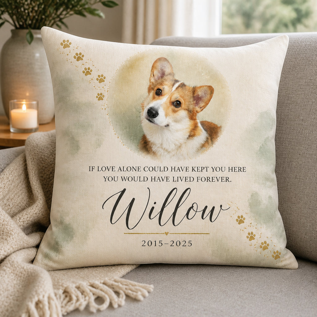 Pet Memorial Pillow — If Love Alone — Photo, Name & Years - Personalized Pillow 1a4ec066-afc1-4a63-91ac-7f5b0abffa45.jpg