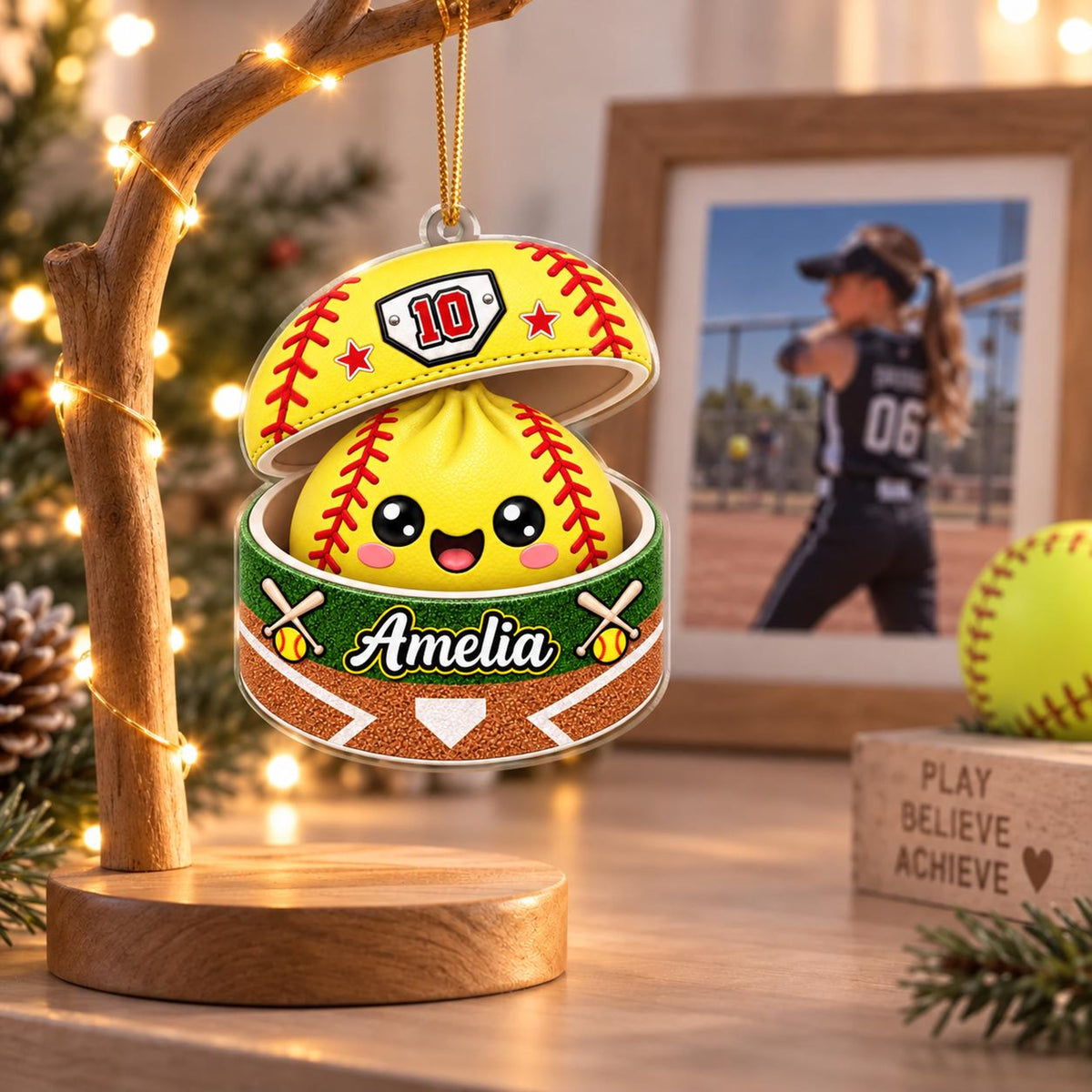 Personalized Softball Dumpling Ornament, Squishy Dumpling Acrylic Ornament, Custom Name Softball Player Christmas Gift 1a6a40a7-1329-4eb7-ab71-434de14eadc3-3.jpg
