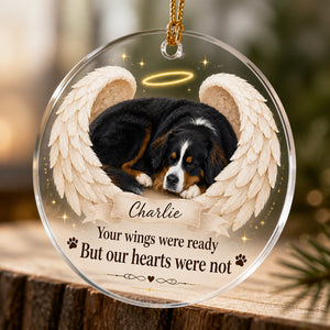 Angel Wings Pet Memorial Photo Ornament - Personalized Transparent Acrylic Ornament 1a6d69f4-5cdc-43d2-9236-b627b65e675f.jpg