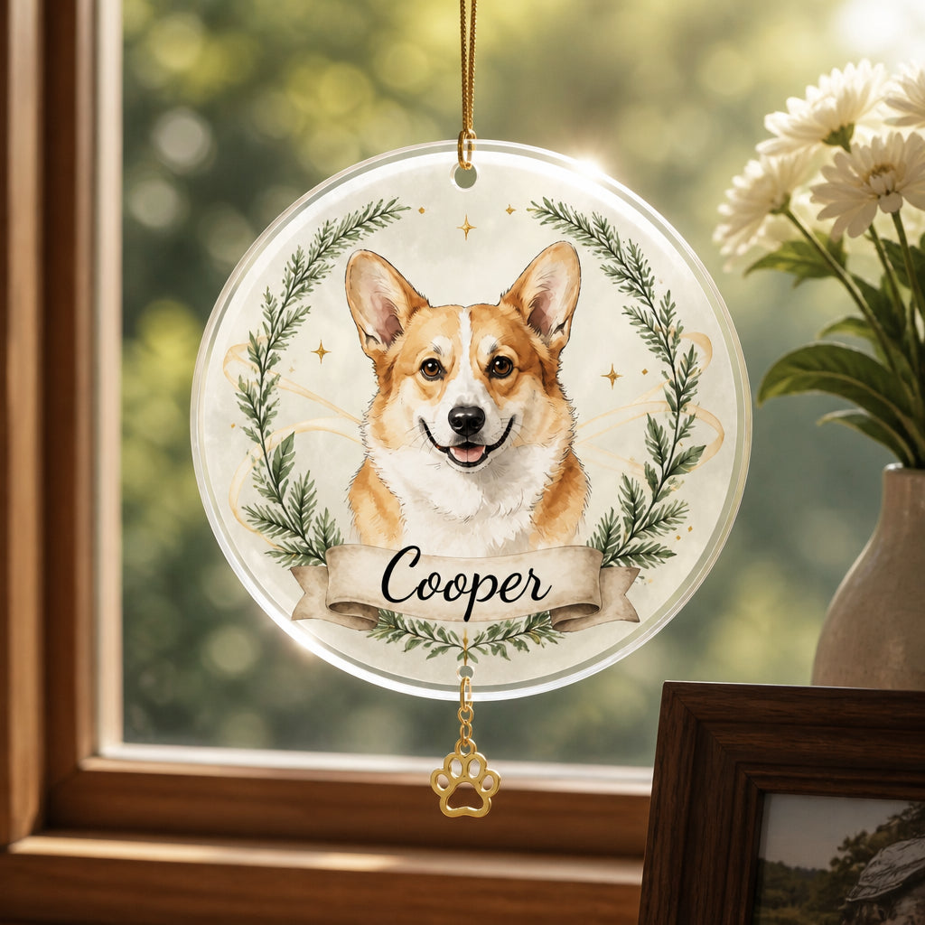 Pet Memorial Photo-to-Art Ornament – When Tomorrow Starts Without Me - Personalized 1 Layered Suncatcher with Charm 1a7d0783-48f3-4e8b-b64d-a1a90dc4d80a.jpg