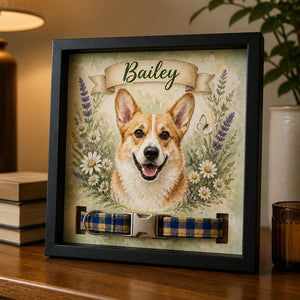 Custom Pet Portrait Flower Frame — Photo-to-Painting with Name - Personalized Picture Frame 1a8631e1-dea2-4e5b-bc76-de51dfcdbb2c.jpg