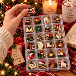 Personalized Book Lover Advent Calendar, Custom Name, 24 Bookish Acrylic Charms, Christmas Countdown for Book Lovers 2026 1a913709-ec50-4749-b3dc-a7418e2b9fba-il_fullxfull.8602220433_ad24.jpg
