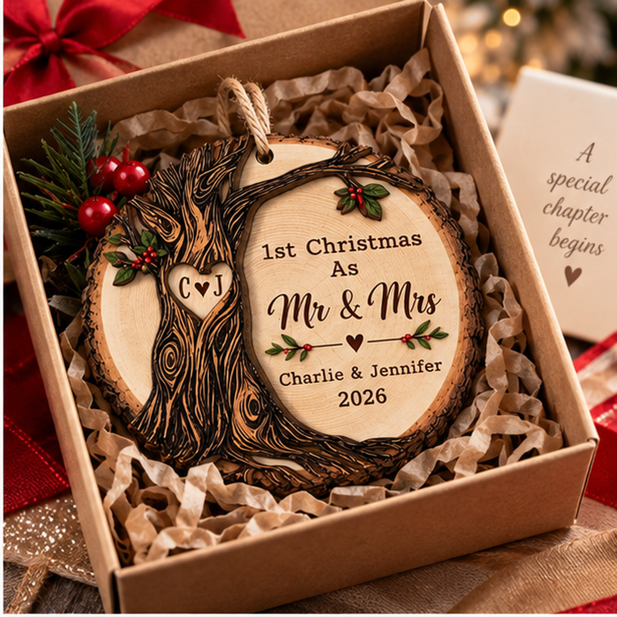 Personalized 1st Christmas as Mr & Mrs Ornament 2026 – Custom Couple Names & Initials Wooden Newlywed Christmas Gift 1a98a507-09aa-4a57-baf1-775296d56c0a-mr_mrs_gift_box_mockup.png