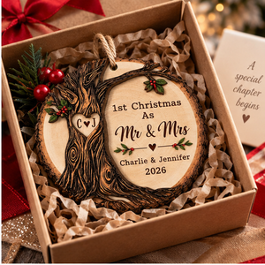 Personalized 1st Christmas as Mr & Mrs Ornament 2026 – Custom Couple Names & Initials Wooden Newlywed Christmas Gift 1a98a507-09aa-4a57-baf1-775296d56c0a-mr_mrs_gift_box_mockup.png