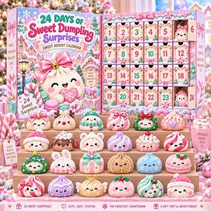 Pink Dumpling Advent Calendar 2026, 24 Days Squishy Christmas Countdown, Kawaii Surprise Toys, Cute Pink Holiday Gift for Girls 1ac21921-70cc-46d3-b0d1-0e866ed824c8-ghhng.webp