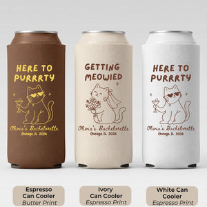 Getting Meowied Custom Can Cooler, Bachelorette Favors, Cat Lover Bachelorette, Personalized Bachelorette Party Favor, Bridal Shower Gift 1ae22700-a9be-41d3-b7cb-465d17a9174a-9.jpg