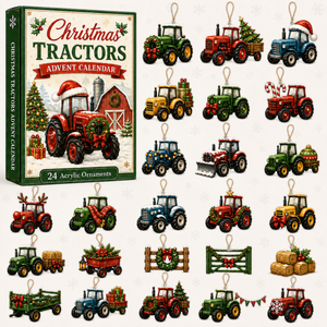 Christmas Tractors Advent Calendar 2026 - 24-Day Festive Countdown, Acrylic Charms Blind Box - Gift For Farmers 1b10f2fd-13a0-4465-863b-502e04d1fe3e-tractor-box-charm.png