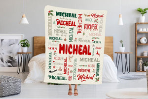 Custom Name Blanket, Christmas Blanket For Grandkids, Personalized Throw for Babies, Merry Christmas Tree, Santa, Reindeer Xmas Gift For Kid 1b216fd3-45a4-43ae-ba60-a7d162588400-t5.jpg