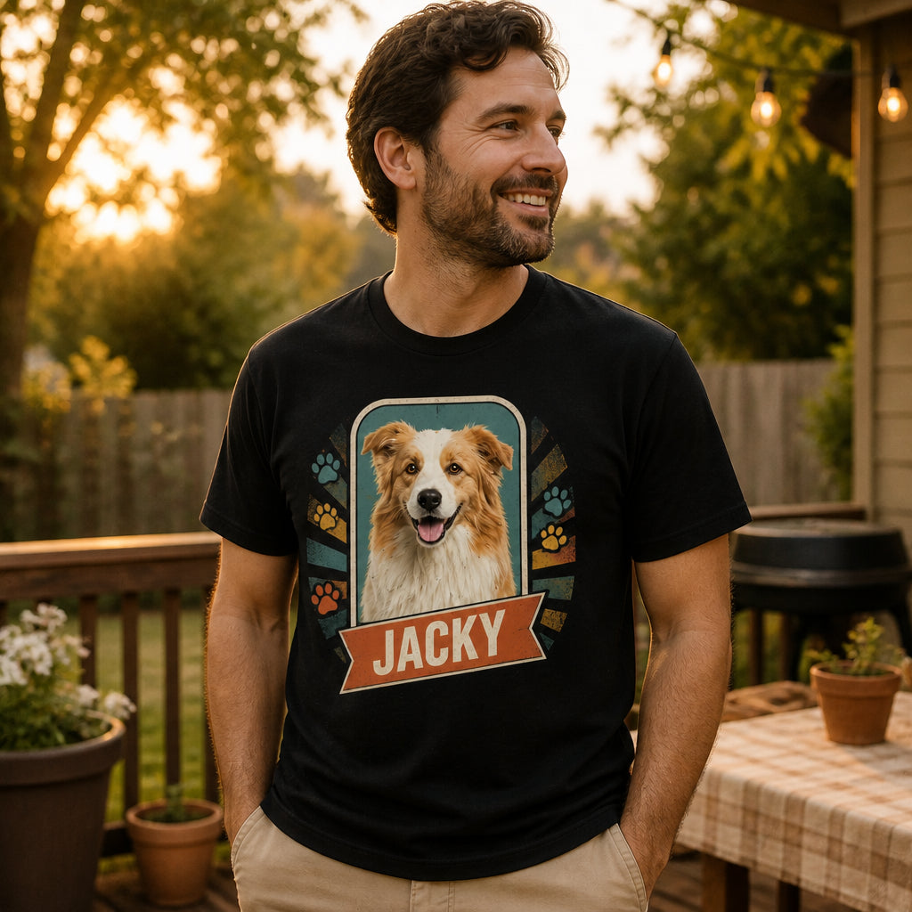 Vintage Paw Badge Custom Pet Photo Tee - Personalized T-shirt 1b38b3af-b2da-43c2-af57-a892b0a42228.jpg
