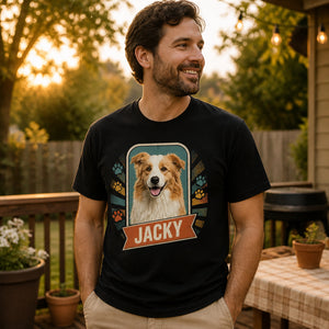 Vintage Paw Badge Custom Pet Photo Tee - Personalized T-shirt 1b38b3af-b2da-43c2-af57-a892b0a42228.jpg