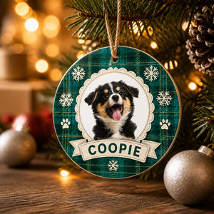 Round Plaid Pet Photo + Name Ornament - Personalized Aluminum Ornament 1b3d37e2-b2dc-4517-8ff8-42e61dc63255.jpg