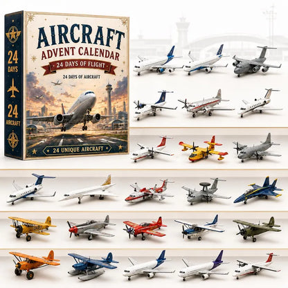 Aircraft Advent Calendar 2026 | 24 Days- 2D Acrylic Advent Calendar of Flight with Unique Miniature Airplanes, Jets & Aviation Collectibles 1b58c276-cc61-4eb2-95fe-76c8f3c73a91-df.webp