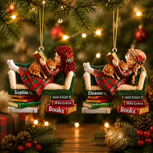 Custom Name Girl Reading Book Christmas Ornament, Just A Girl Who Lovers Books, Book Lover Ornament, Girl Christmas Gift, Holiday Decoration 1b5e2f7e-fc3e-4f5a-9f03-6808fbbe9a8a-hhhhh-3-.webp