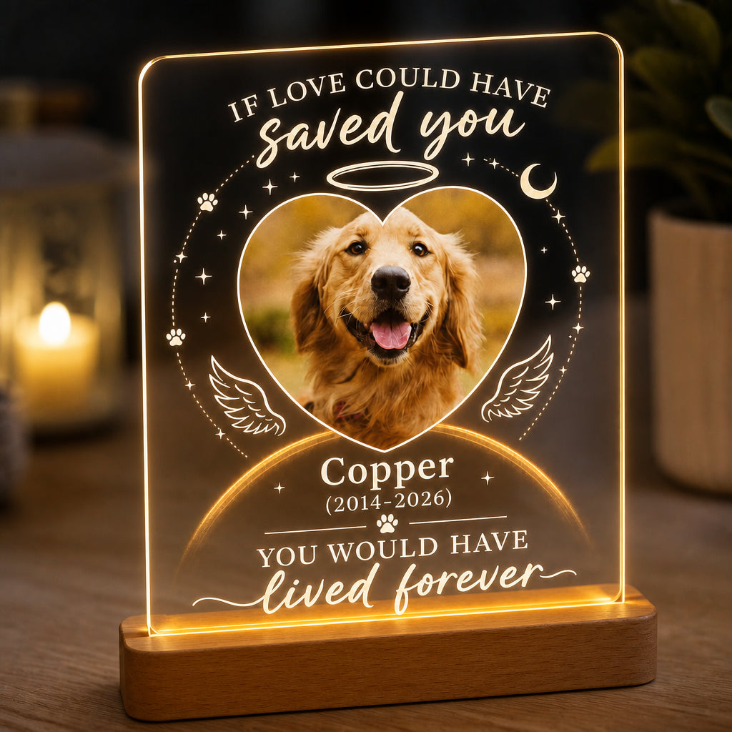 Pet Memorial Acrylic Night Light – If Love Could Have Saved You - Personalized Acrylic Night Light 1b8cf5c6-5fa5-44a4-964e-2e52adbe349b.jpg