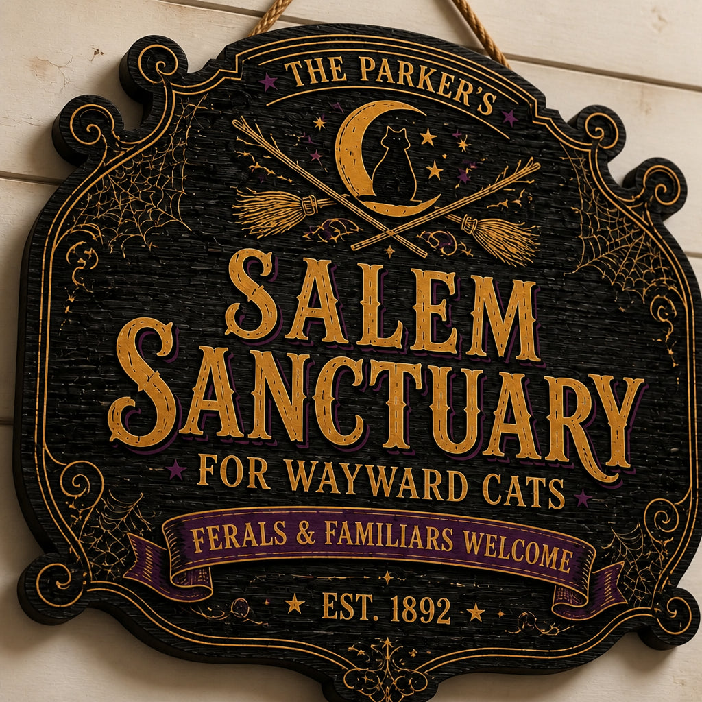 Personalized Salem Sanctuary Cat Sign - Personalized Wood Sign 1b9bf949-49e4-4cbc-97c0-864557fc696d.jpg