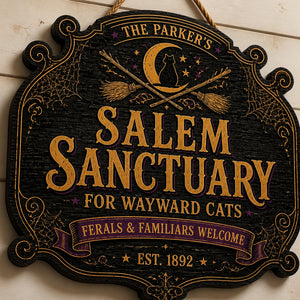 Personalized Salem Sanctuary Cat Sign - Personalized Wood Sign 1b9bf949-49e4-4cbc-97c0-864557fc696d.jpg