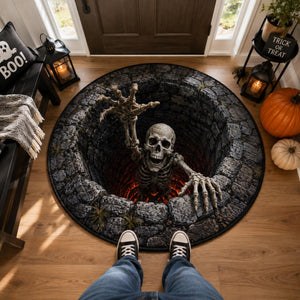 Halloween Quilted Rug, Skeleton Pit Round Rug, Spooky Floor Decor, Haunted House Rug, Halloween Home Decor, Horror Gift 1bae2793-d4ad-412f-96c2-c8dfddbbf521-3.jpg