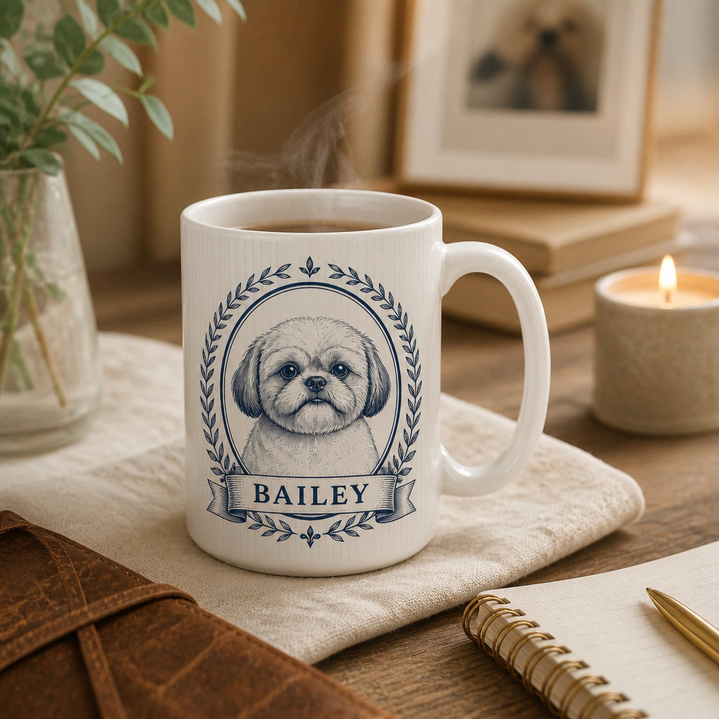 Vintage Cameo Pet Portrait Mug - Personalized Mug 1bb3ab96-5ad3-4db7-8b1a-cd6627e1fa66.jpg