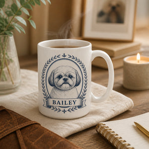 Vintage Cameo Pet Portrait Mug - Personalized Mug 1bb3ab96-5ad3-4db7-8b1a-cd6627e1fa66.jpg