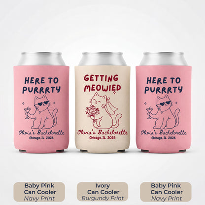 Getting Meowied Custom Can Cooler, Bachelorette Favors, Cat Lover Bachelorette, Personalized Bachelorette Party Favor, Bridal Shower Gift 1bb86b0a-2c22-4b1d-97c0-7a1134c3cbaa-3.jpg