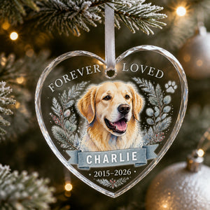 Forever Loved Pet Portrait Crystal Ornament - Personalized Crystal Ornament 1bd420b3-b489-4568-95e5-88b4db7c1fd2.jpg