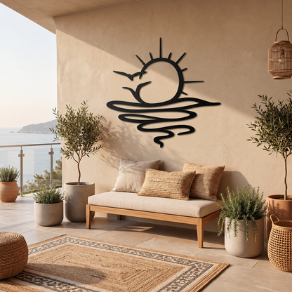 Sunrise and Ocean Metal Wall Art, Beach House Art, Coastal Sunset Patio Decor, Sun and Wave Metal Art, Boho Sunrise Silhouette 1bd74781-68f6-41e3-b640-f15a6268c235-Chim-h-i-u-n-i-li-n-s-ng-bi-n-1.png