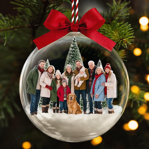 Personalized Family Photo Snow Ball Bauble Ornament, Custom Photo Gift For First Christmas As Family, Special Holiday Decor Family Picture Keepsake 1bf7ab9c-f867-4919-aa34-2d44ab067e36-b3.png