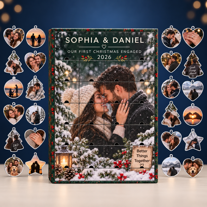 Personalized Engagement Advent Calendar, 24 Custom Photo Acrylic Ornaments, First Christmas Engaged Keepsake, Gift for Couples & Fiancée 1c0165c4-3543-424b-bf7d-357905879f51-L-ch-m-a-v-ng-xanh-tr-n-n-n-m.png