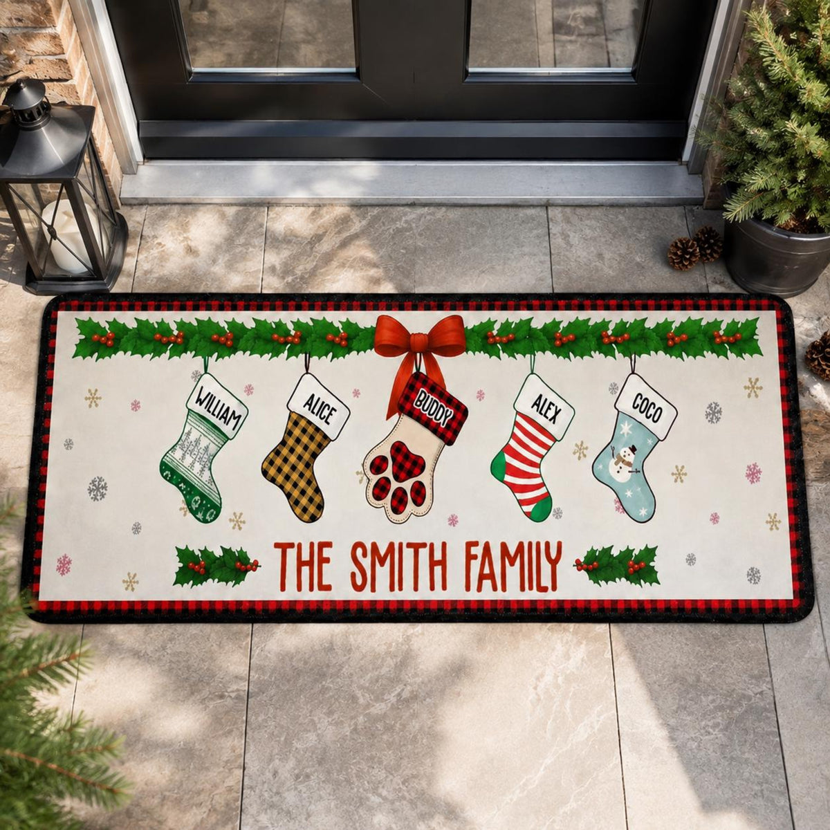 Custom Family Christmas Together Runner Rug, Personalized Holiday Kitchen Mat, Grandparent Home Decor Housewarming Gift, New Home Xmas Gift 1c370b3e-0202-439c-9925-a590a4c24b96-3.jpg