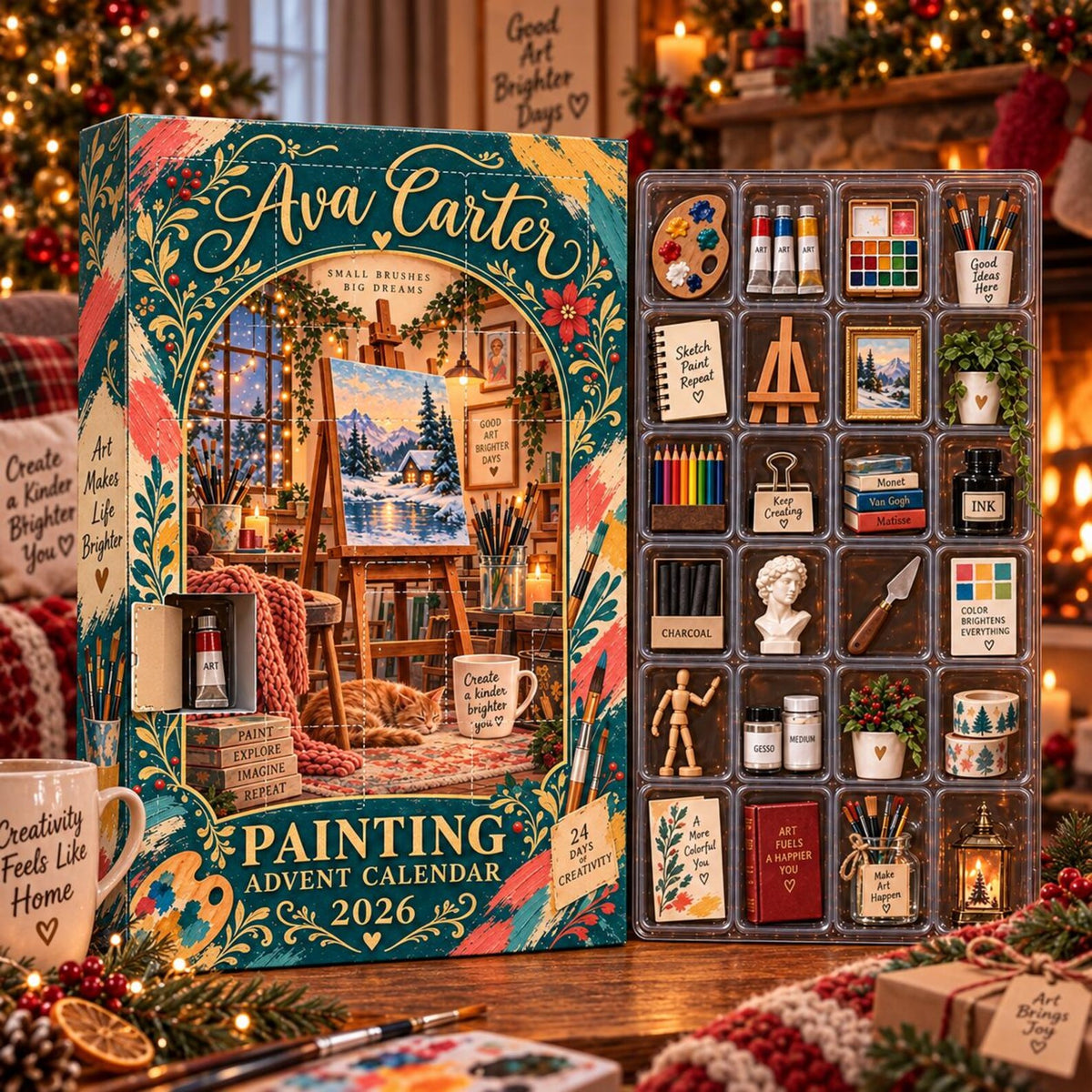 Personalized Painting Advent Calendar, Artist Christmas Countdown Box, Custom Name Art Lover Gift, 24 Days Creative Holiday Calendar 1c39bdb8-edfc-47d8-8b6e-4459f2e259e0-il_1588xN.8546538256_k5ff.jpg