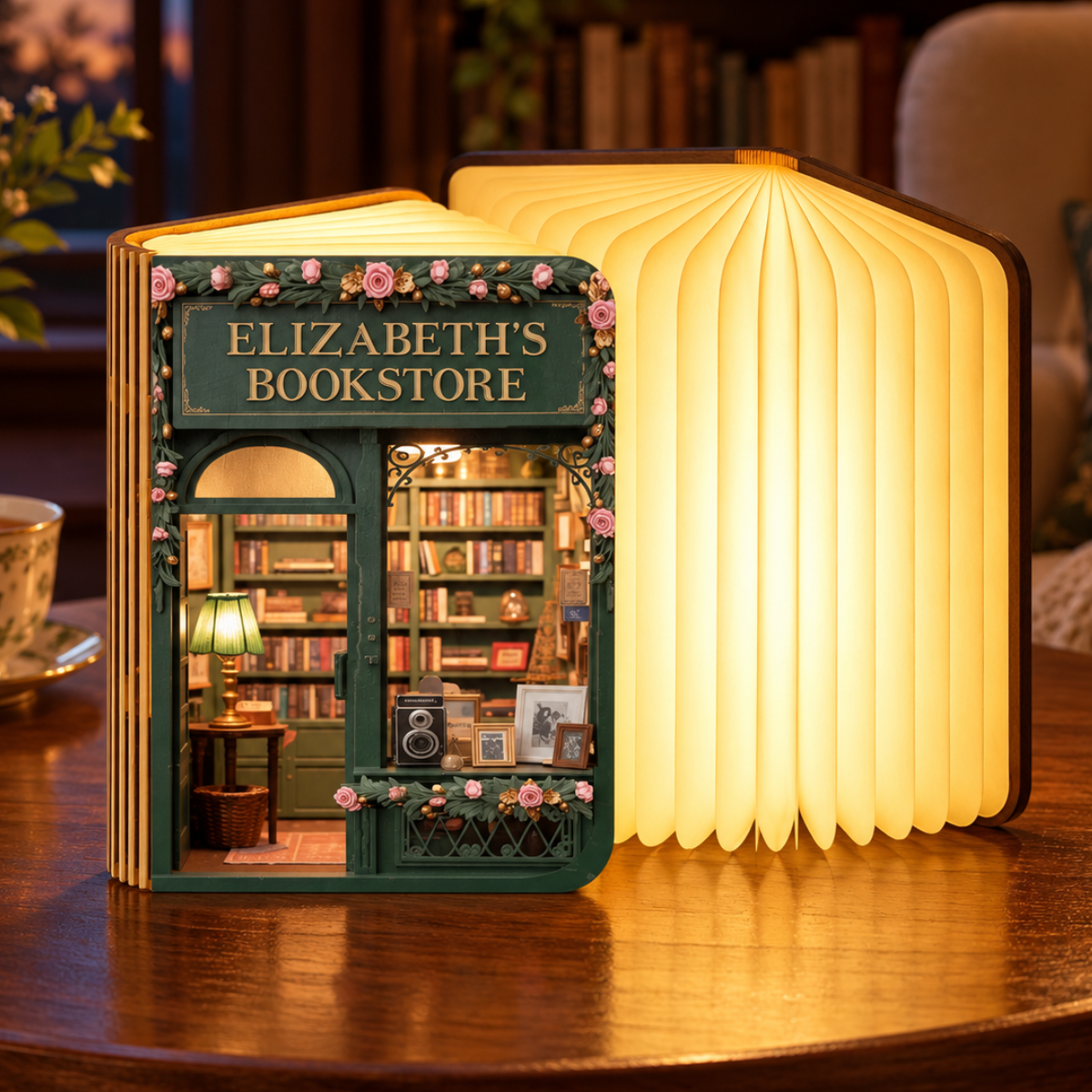 Personalized Folding Book Lamp with Custom Bookstore Cover, LED Book Light Night Light, Gift for Book Lovers Readers, Bookish Home Decor 1c4bb6b6-78d6-42aa-9d24-c0bbffbbdf13-banner-1.png