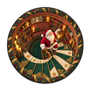 Personalized Quilted Round Mat - Merry Moments All Season - Personalized Christmas Birthday GiftFor Mom, Dad, Family, Husband, Wife 1c54e6a8-1941-43b6-ae59-48faf996882f-3.png