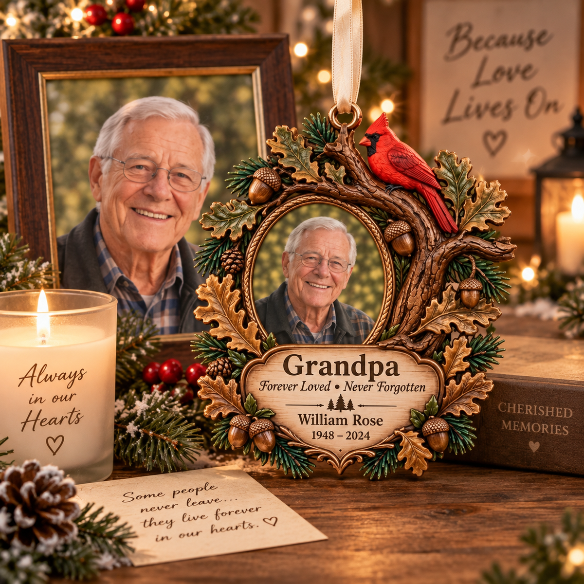 Personalized Grandpa Memorial 3D Ornament – Custom Photo, Name & Dates Cardinal Remembrance Keepsake, Loss of Grandfather Sympathy Gift 1c58561d-713c-4a64-a282-f64238970ae6-Image-Sep-16-2026-11_10_43-AM-4-.png