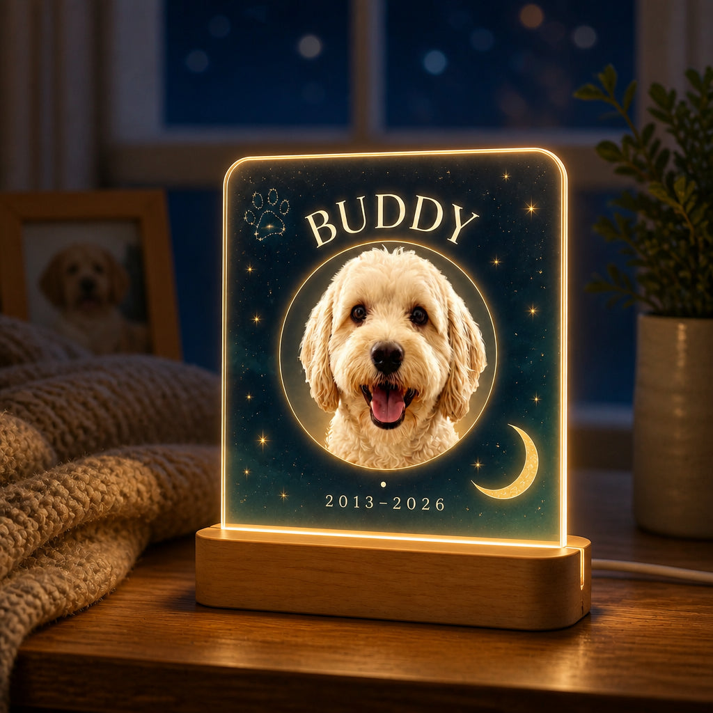 Custom Pet Photo Memorial Night Light – Name & Years (Celestial Glow) - Personalized 3D LED Light Wooden Base 1c5e35b2-42ae-4612-8a50-1d92b3532bab.jpg