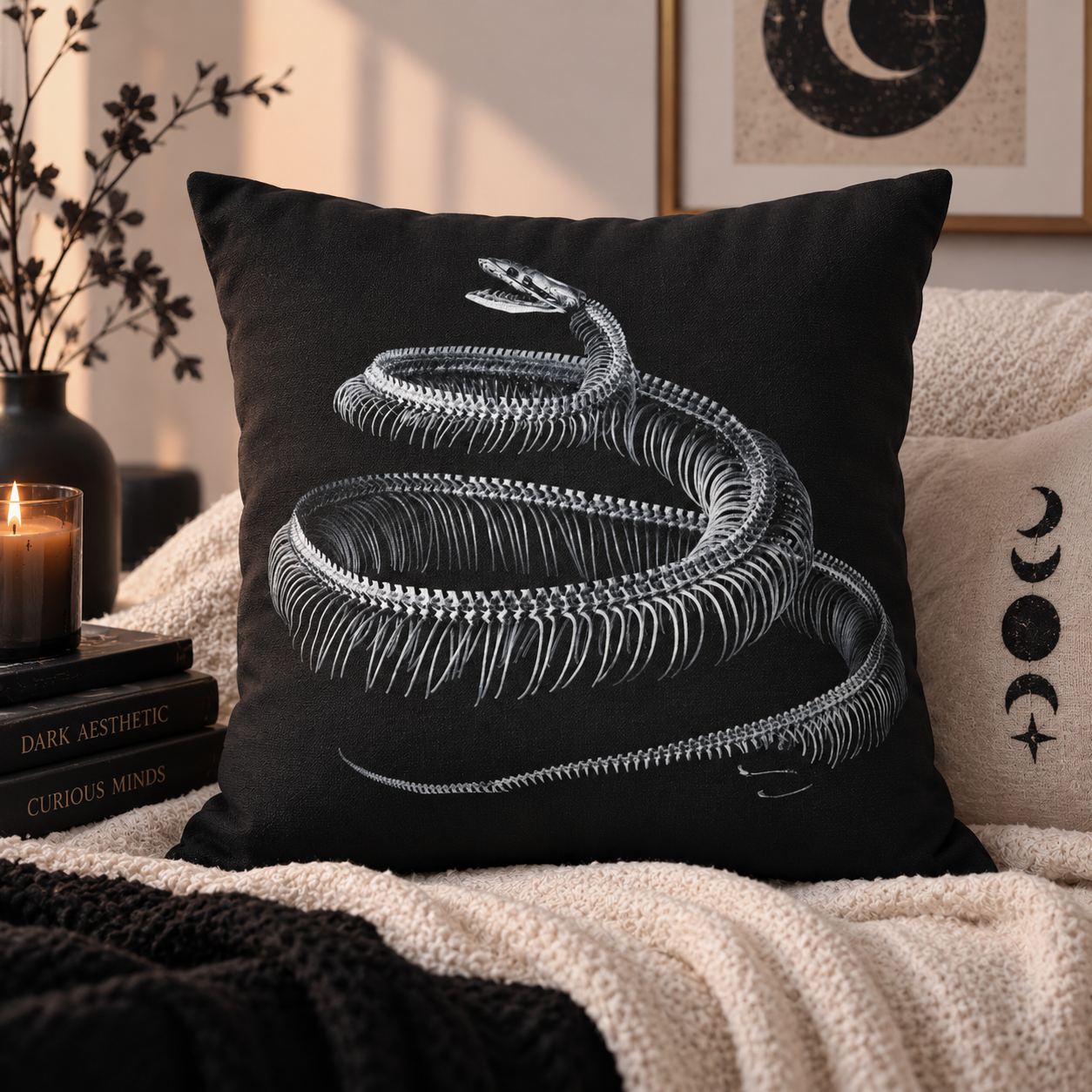 Halloween Witch Pillow Cover, Spooky Ghost Pumpkin & Black Cat Fall Decor, Cottagecore Throw Pillow Case 1c733aa4-d27a-445f-9154-13b1c1a7201e-rrt.png
