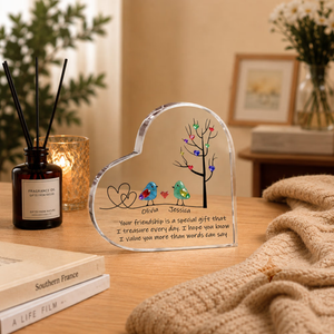 Personalised Sea Glass Pattern Birds Tree of Life Heart-Shaped Acrylic Plaque with Names Desk Decor Birthday Gift for Sisters Friends Bestie 1c75e2ce-7a1c-4287-923a-fa7c5199bf9a-banner-3.png